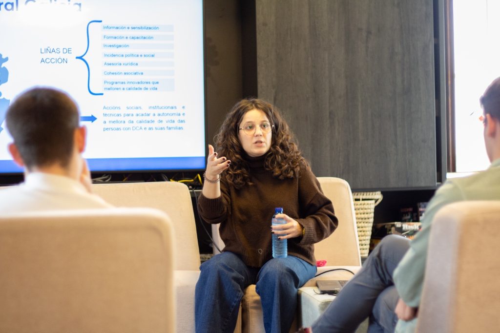Carla Miranda y Miguel Vieito, Dano Cerebral Galicia Residencia Universitaria en Santiago de Compostela y Colegio Mayor